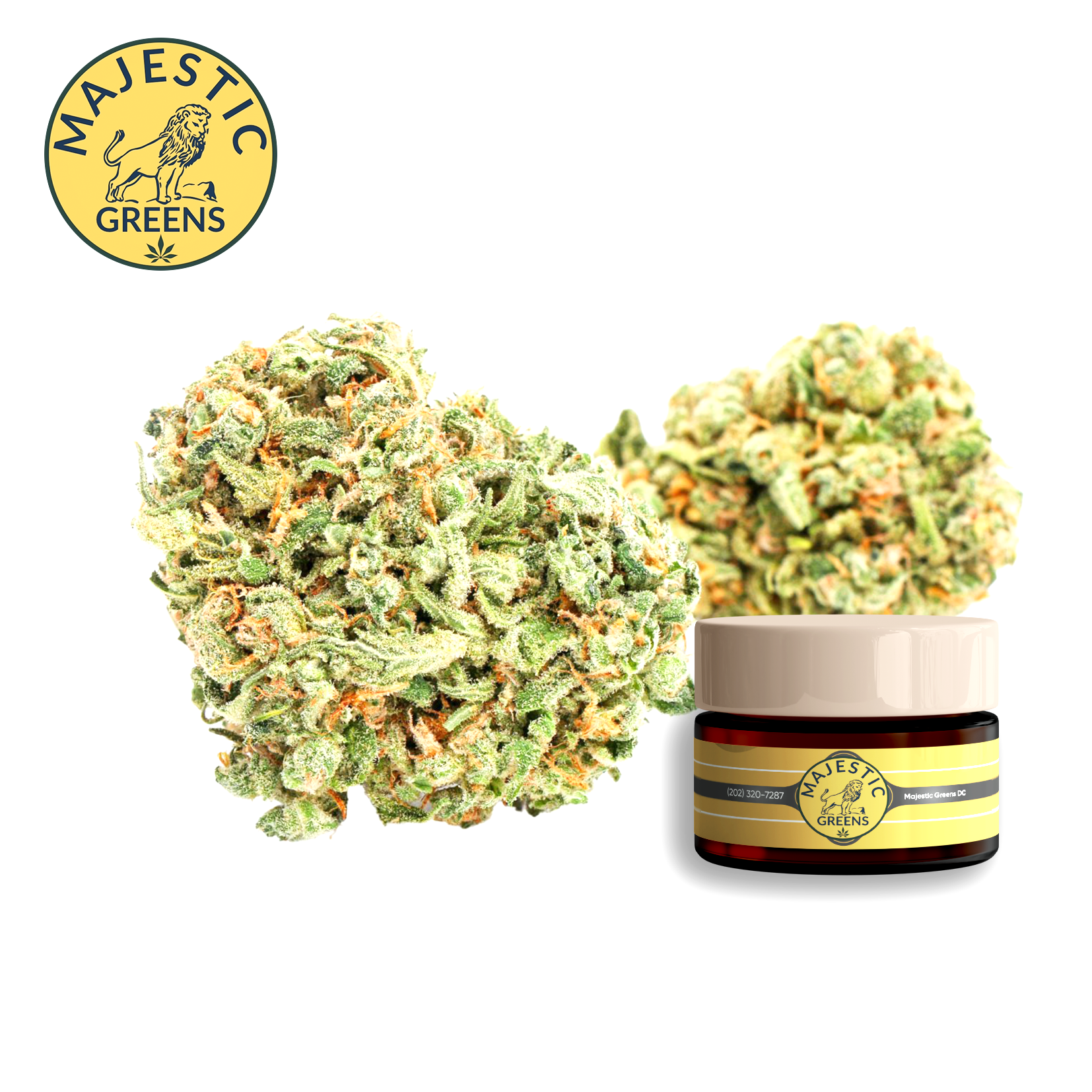 a picture of Blue Dream Weed Strain in white background