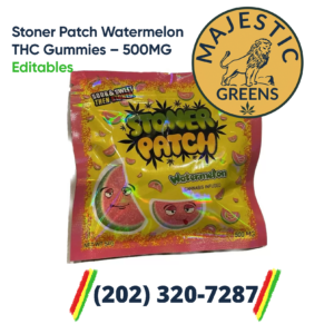 Stoner Patch Watermelon Gummies THC  500MG