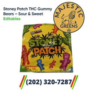 Stoney Patch THC Gummy Bears Sour & Sweet