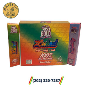 Gold Coast Clear ZCubed 2G Vapes (Indica Hybrid)
